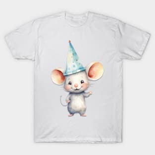 Adorable Little Mouse Design T-Shirt